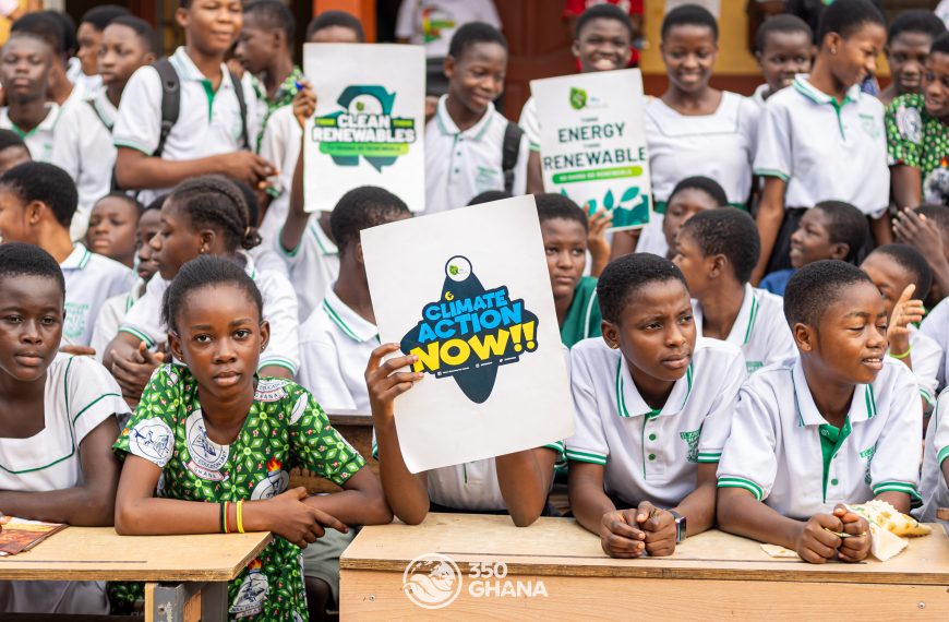 350 Ghana Educates Pupils on Renewable Energy and Climate Responsibility at St. Joseph School